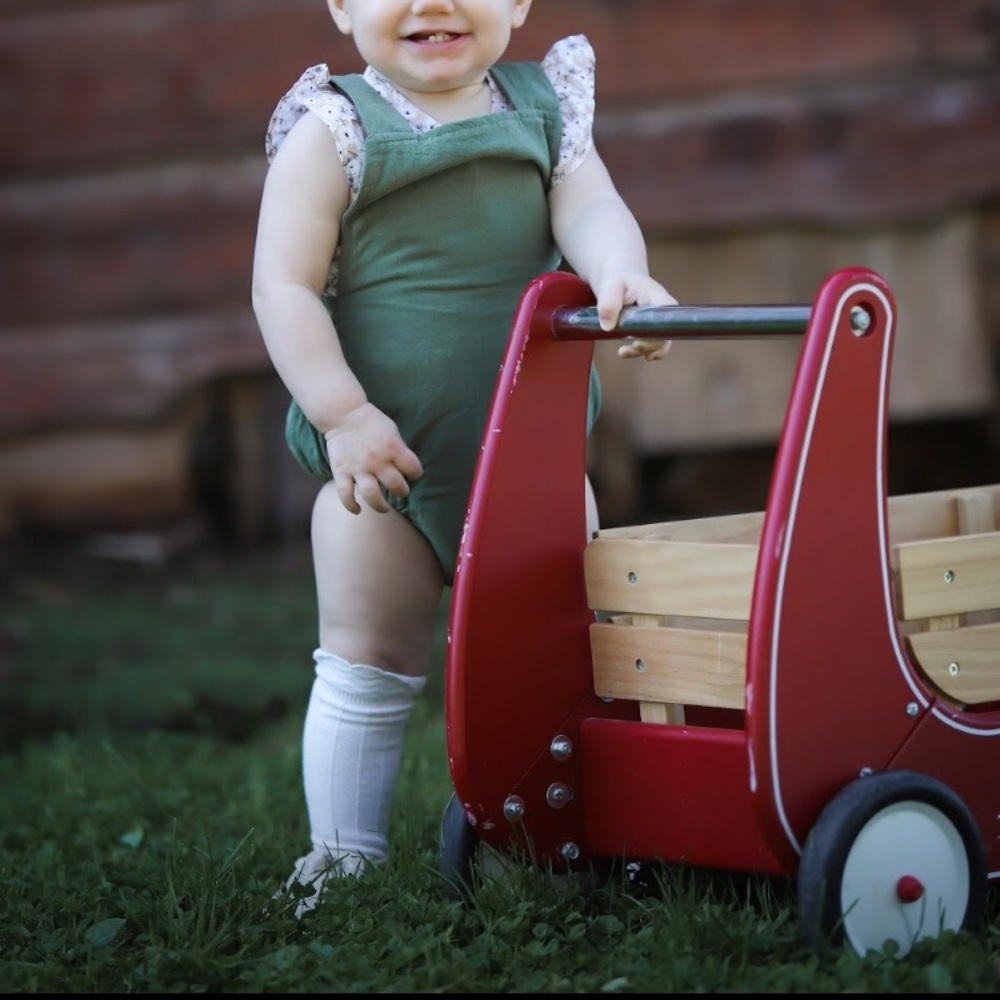 Cotton onesie and jumper set